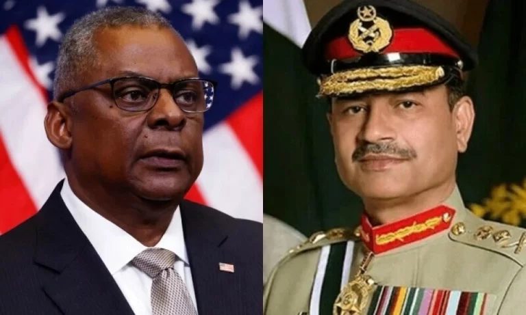 Army Chief Holds Talks with US Defense Minister