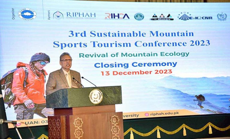 President Alvi Calls for Sustainable Tourism Planning
