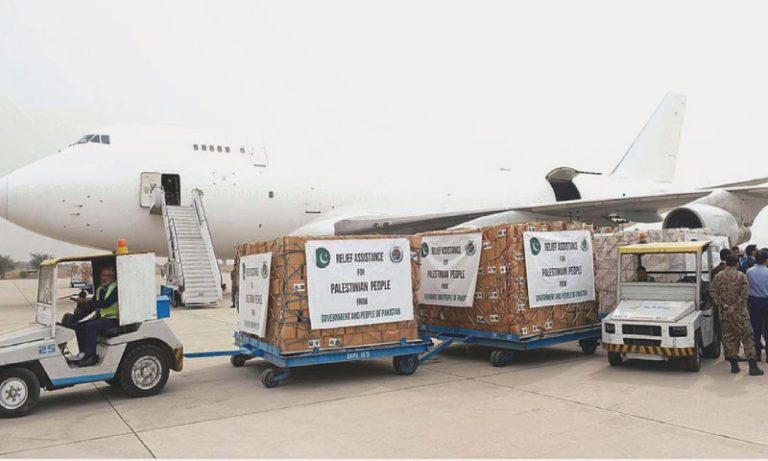 Pakistan Sends Fourth Batch of Relief Goods to Gaza