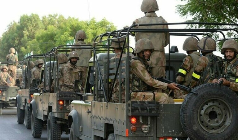 Pakistan Army Troops Deployed for General Elections