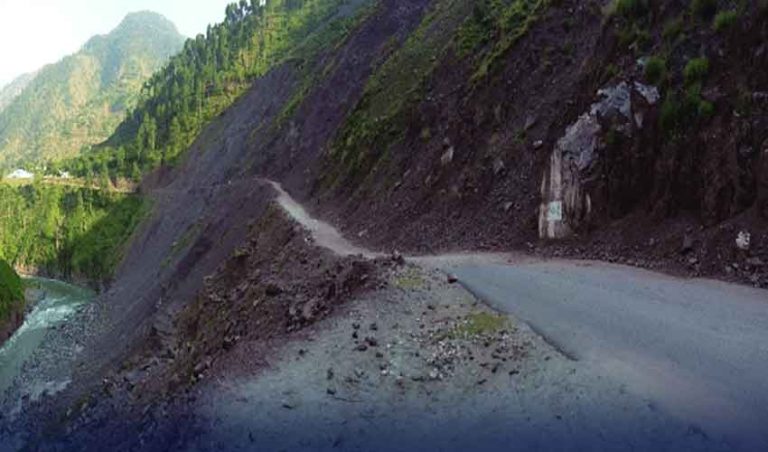 Landslide Blocks Neelum Valley Highway, Stranding Locals, Tourists