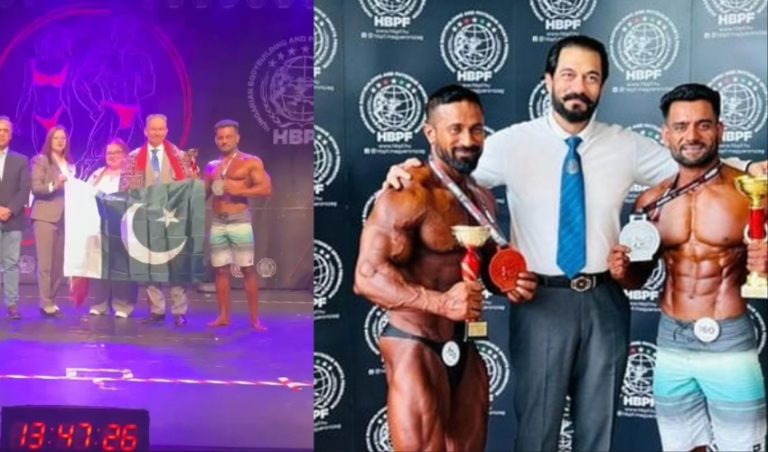 Pakistan Wins Two Medals at European Bodybuilding Championship