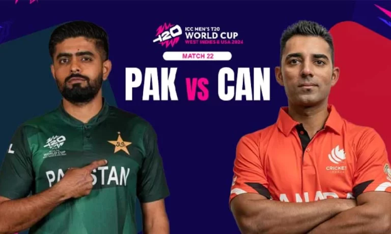 T20 World Cup: Pakistan to Face Canada Today in a Must-Win Clash