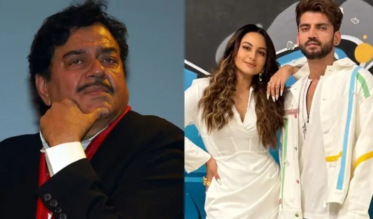 Actor Shatrughan Sinha Poses with Zaheer Iqbal, Ends Family Rift Rumors