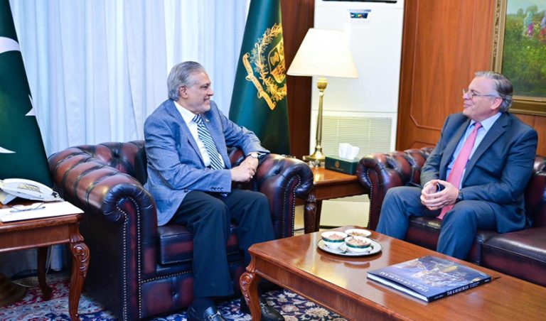 US Ambassador Meets FM Ishaq Dar
