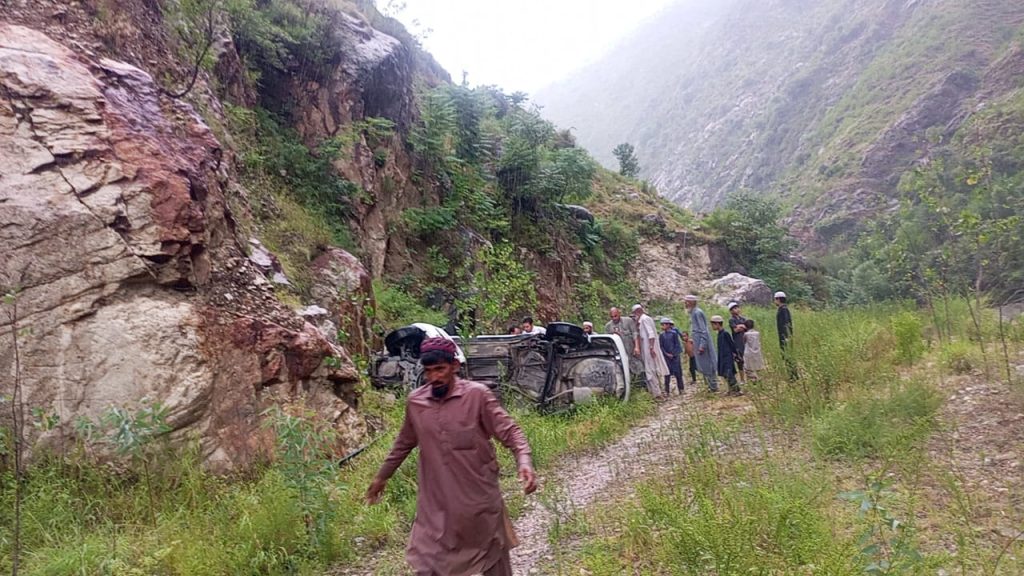 Two Persons Killed as Vehicle Plunges into Ditch in Shangla