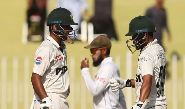 2nd Test: Bangladesh Takes Early Wicket, But Pakistan Rebuilds to 99/1 at Lunch