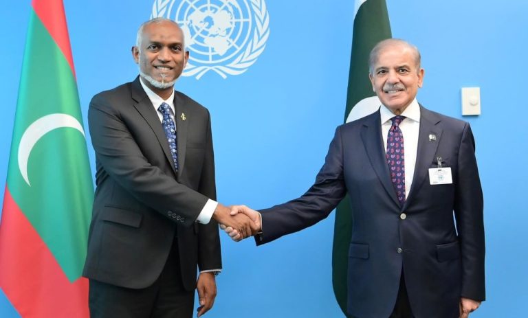 Shehbaz Sharif Reaffirms Pakistan’s Commitment to Strengthen Ties with Maldives