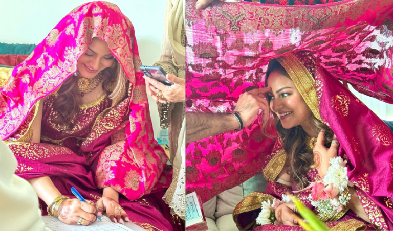 Pakistani Actress Javeria Abbasi Ties the Knot Again