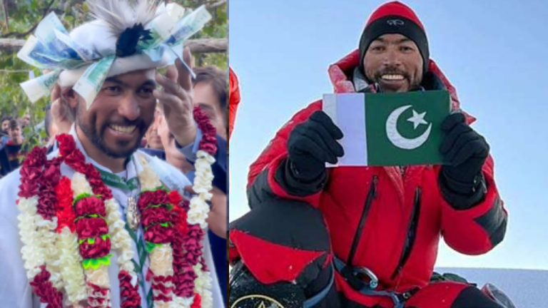 Sirbaz Khan Returns Home After Historic 14-Peak Feat