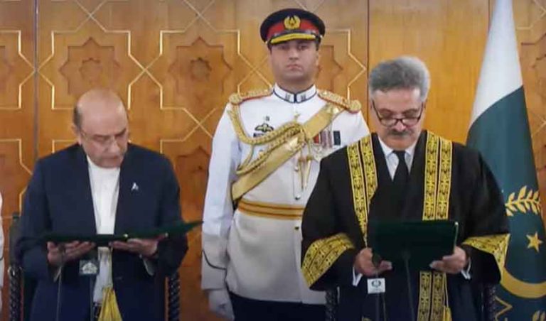 Justice Yahya Afridi Sworn in as 30th Chief Justice of Pakistan