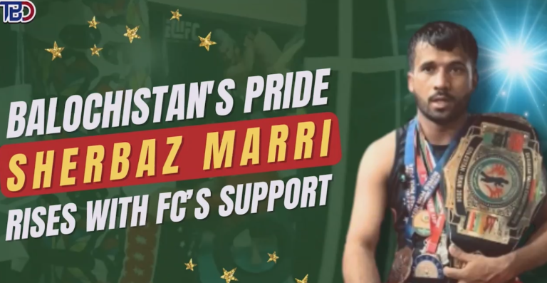 Balochistan Youth Rises: Kickboxer Sherbaz Marri Brings Global Glory to