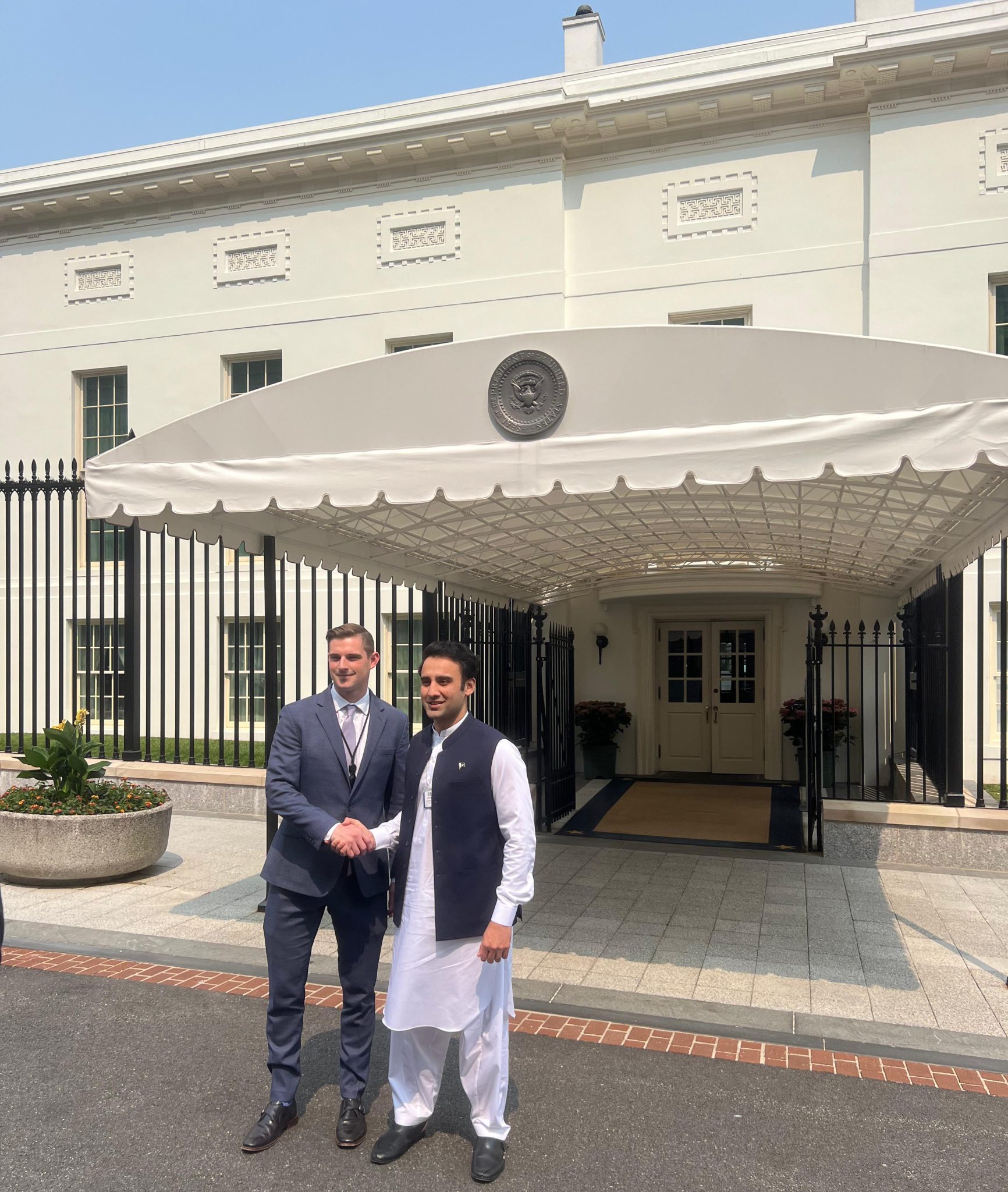 Bilal's Rwp Bilal Bin Saqib Makes Historic Visit to White House, Discusses Crypto ...
