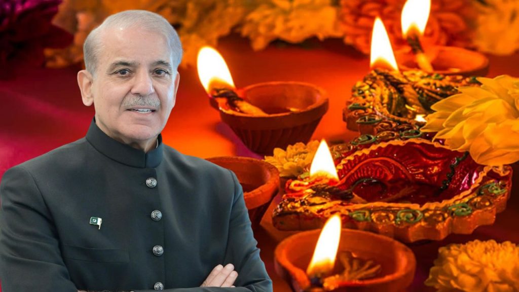 Shehbaz Sharif Extends Warm Greetings to Hindu Community on Diwali