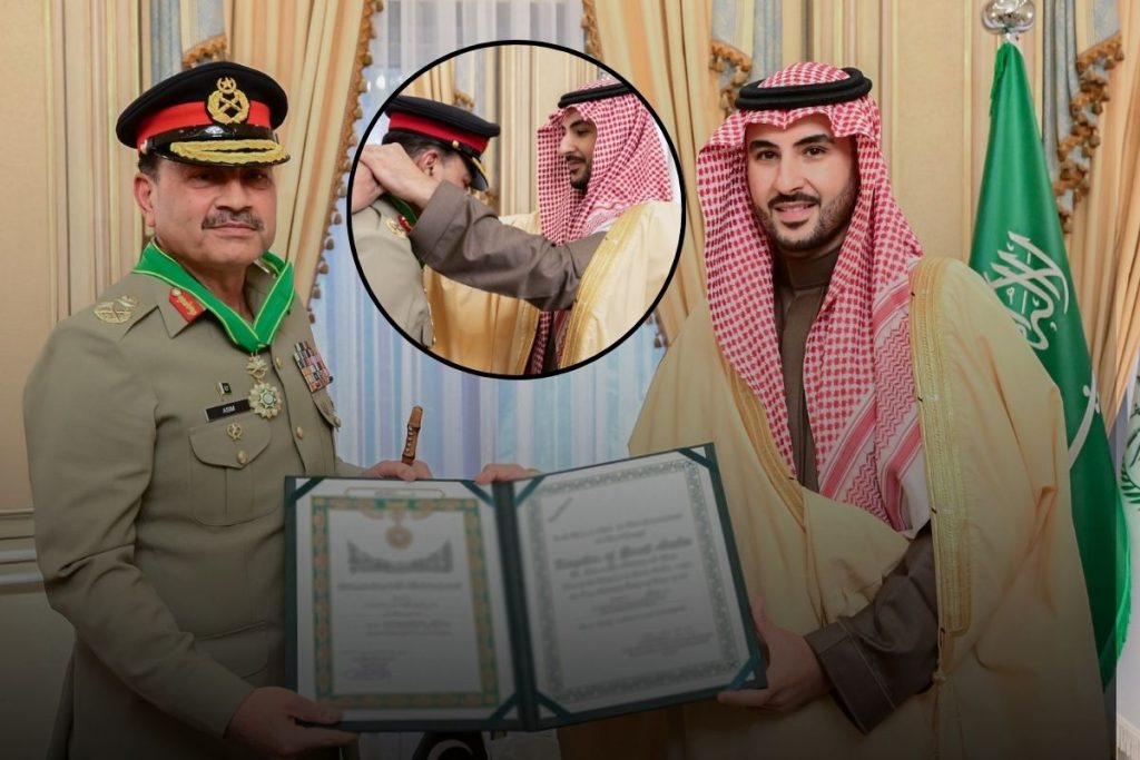 Saudi Arabia Awards King Abdulaziz Medal to Field Marshal Asim Munir
