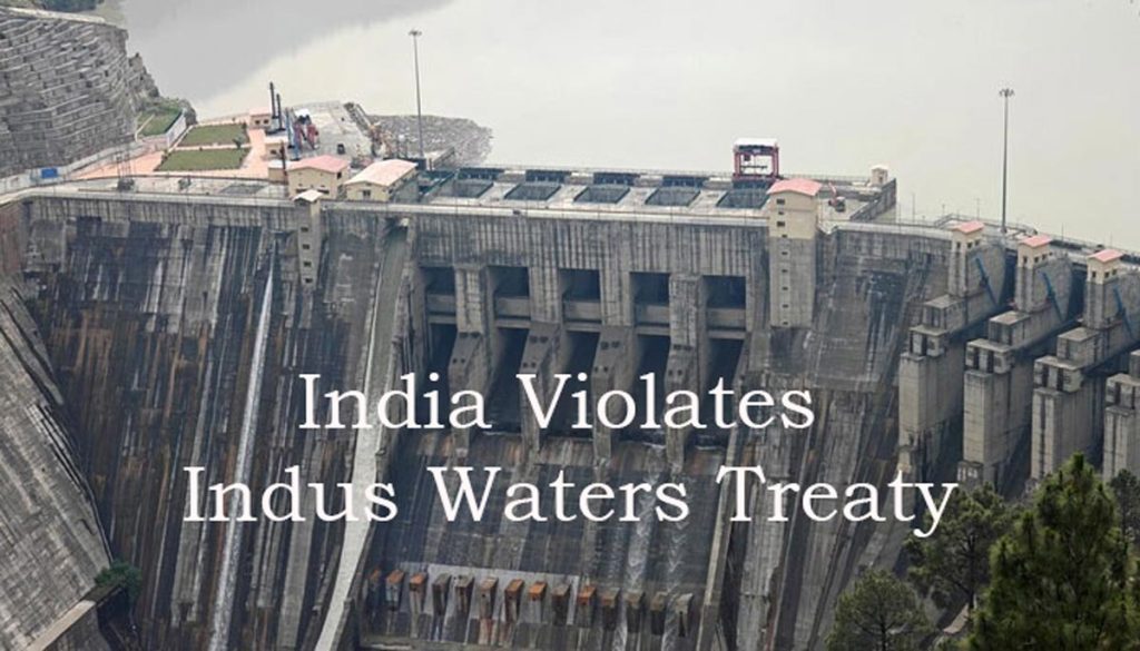 India Violates Indus Waters Treaty