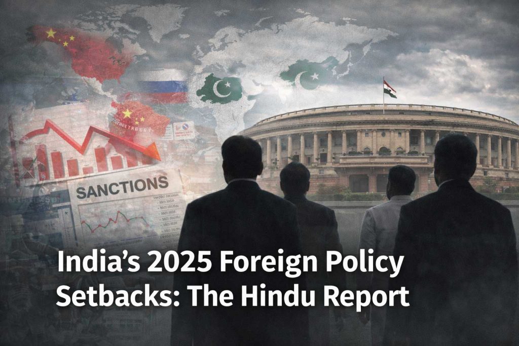 India Faces Diplomatic Setbacks in 2025: The Hindu Report