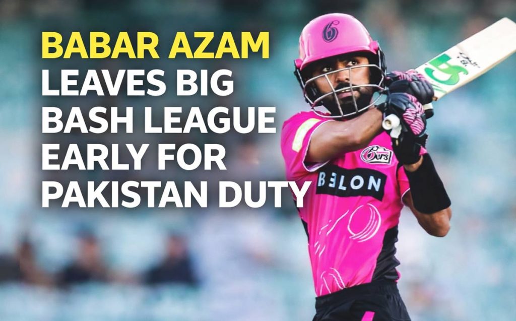 Babar Azam Leaves Big Bash League Early for Pakistan Duty