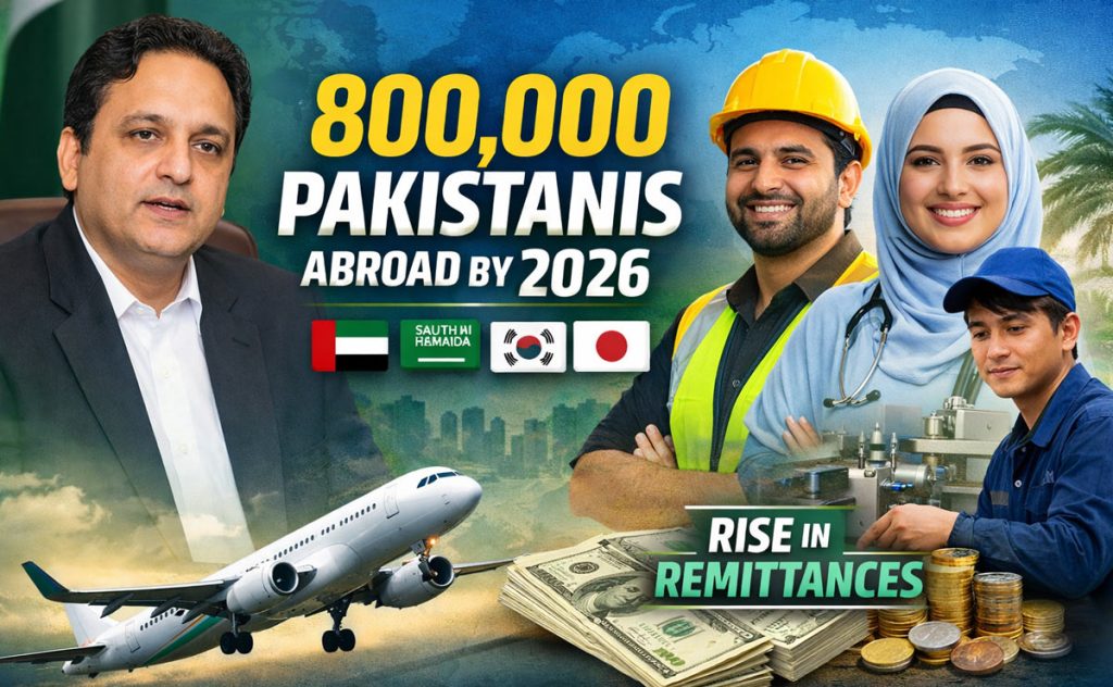 Govt Targets 800,000 Overseas Jobs for Pakistanis in 2026