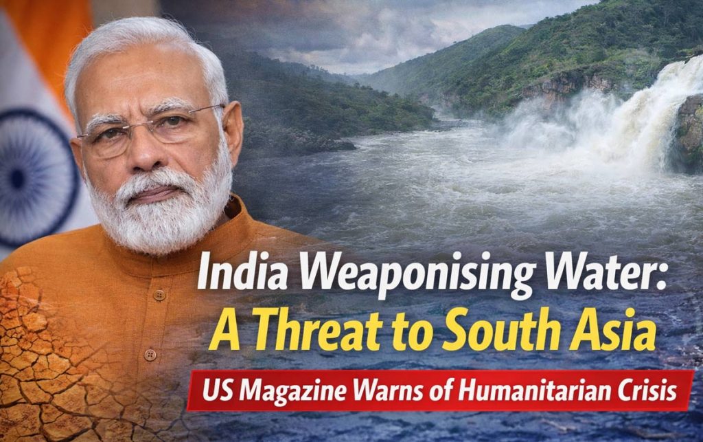 India Weaponising Water May Trigger South Asia Crisis