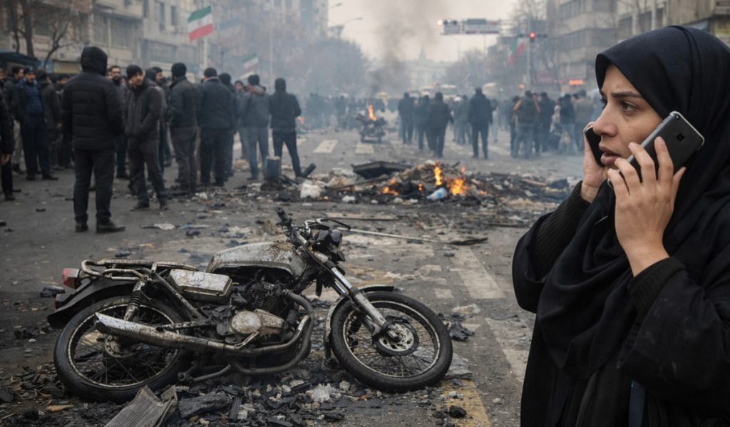 Iran Violent Protests Ease, International Calls Restored