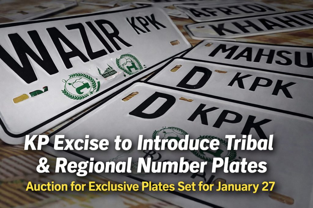 KP Excise to Launch Specialized Tribal & Regional Number Plates