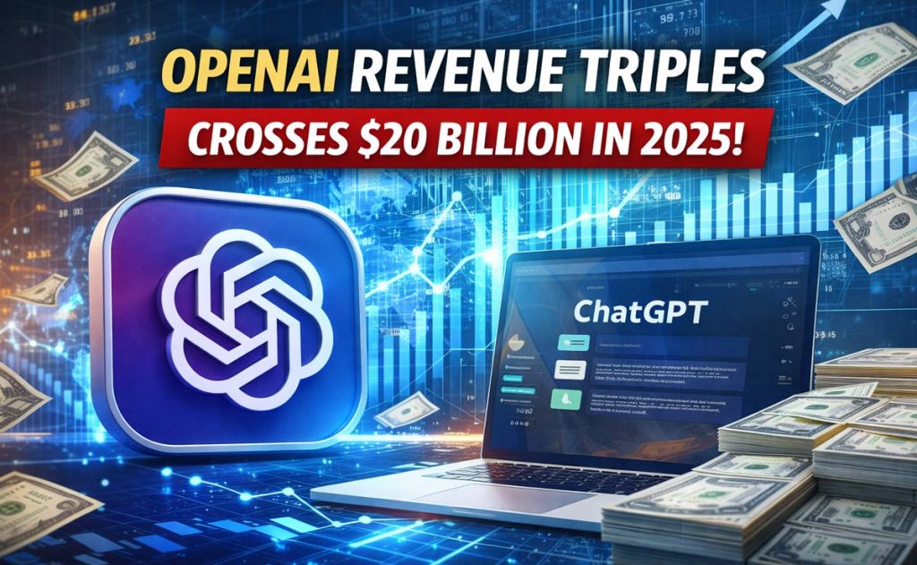 OpenAI Revenue Triples, Crosses $20 Billion in 2025