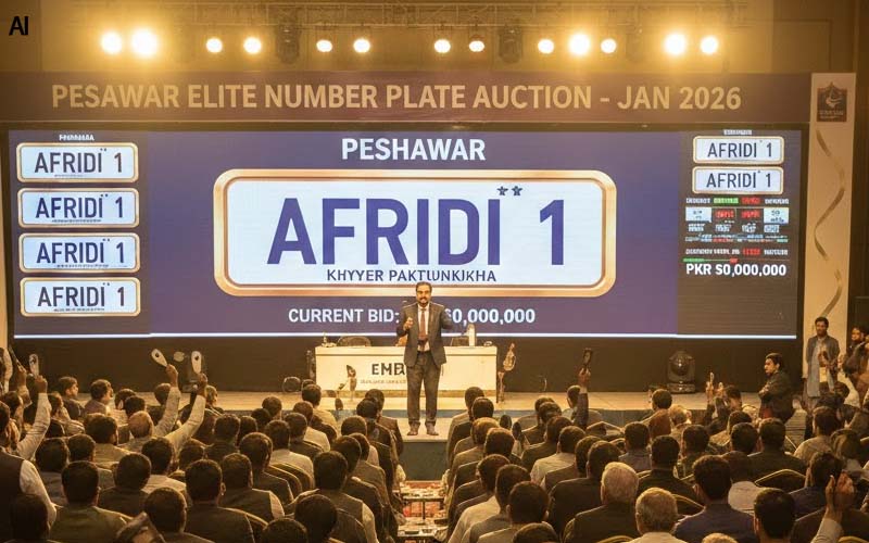 Peshawar Zalmi owner buys ‘Afridi 1’ plate for Rs140m