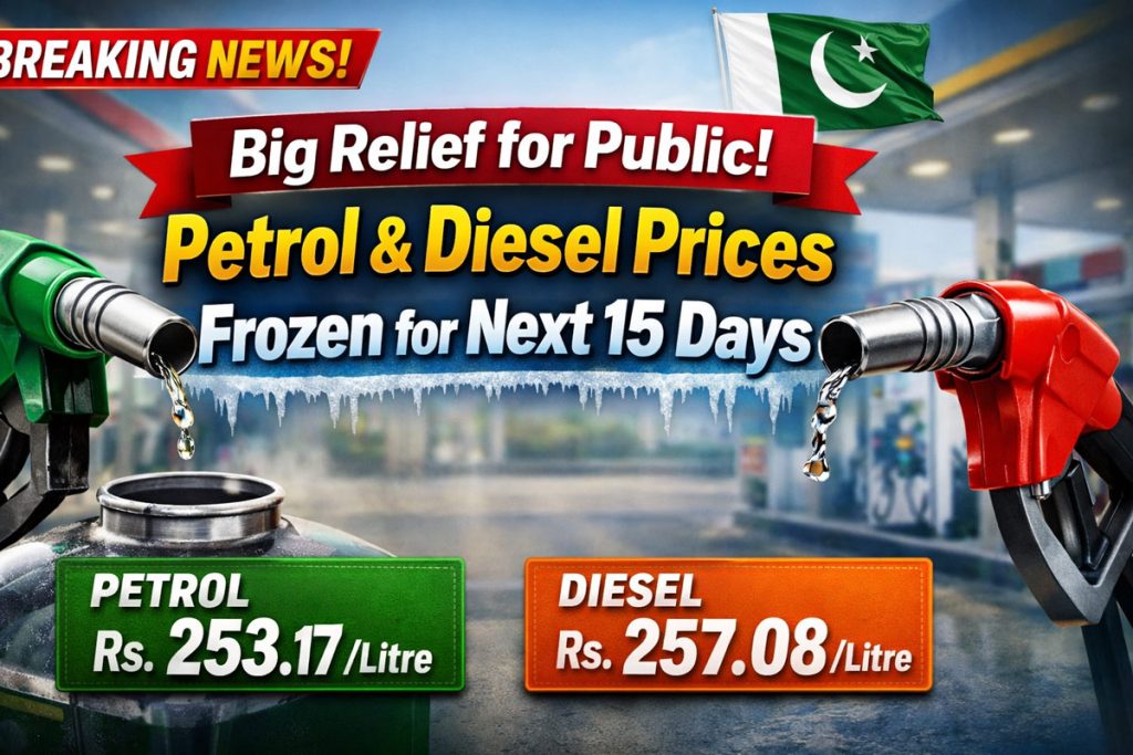 Petrol, Diesel Prices Unchanged for Next 15 Days in Pakistan