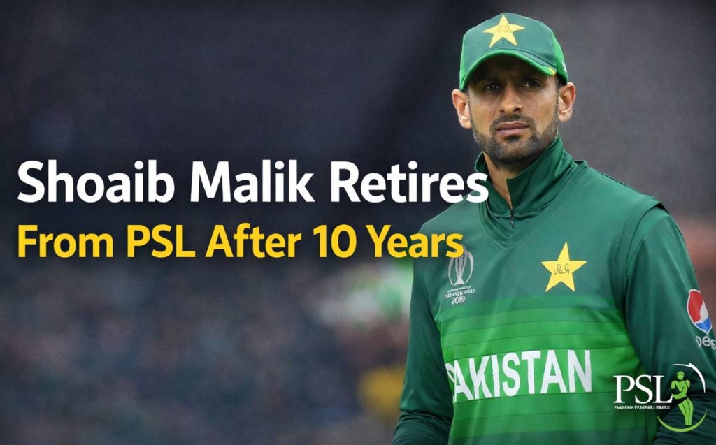 Shoaib Malik Retires From PSL After 10 Memorable Years
