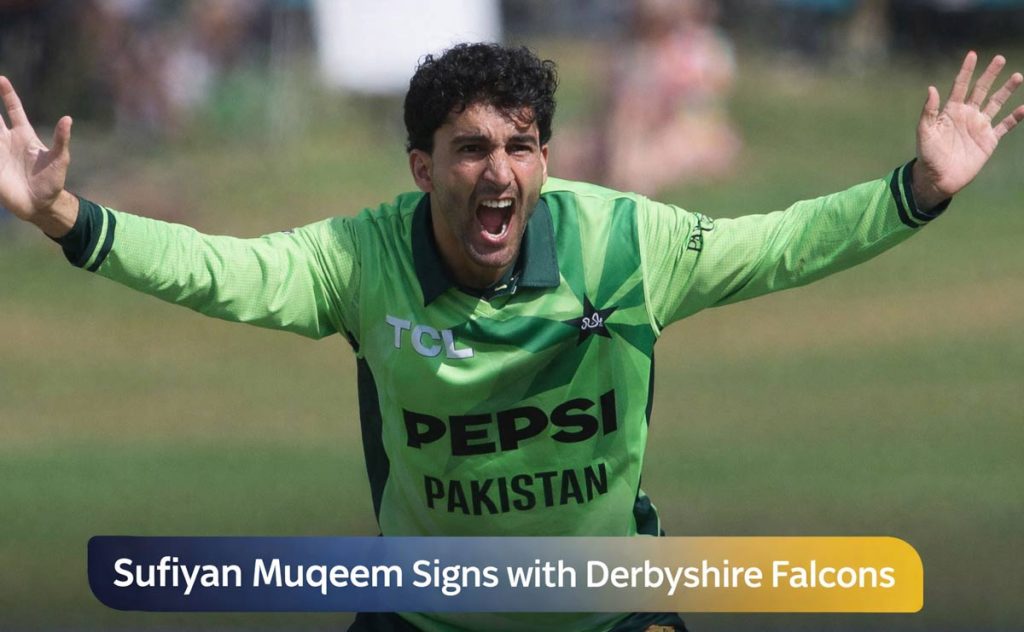 Sufiyan Muqeem Signs with Derbyshire for 2026 Vitality Blast