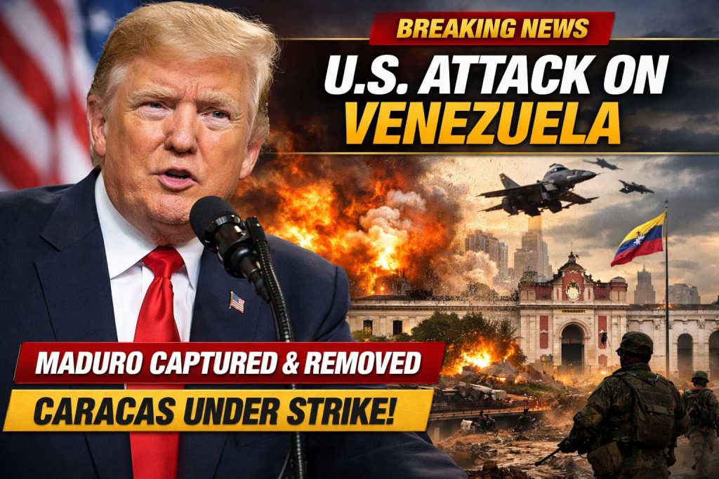 Trump Confirms Large-Scale Attack on Venezuela; President and First Lady Removed from Country Trump Confirms Large-Scale Attack on Venezuela