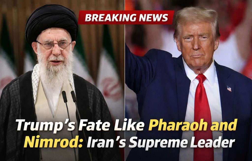 Ayatollah Khamenei Warning: Trump’s Fate Will Be Like Pharaoh and Nimrod Trump’s Fate Like Pharaoh, Nimrod: Iran’s Supreme Leader