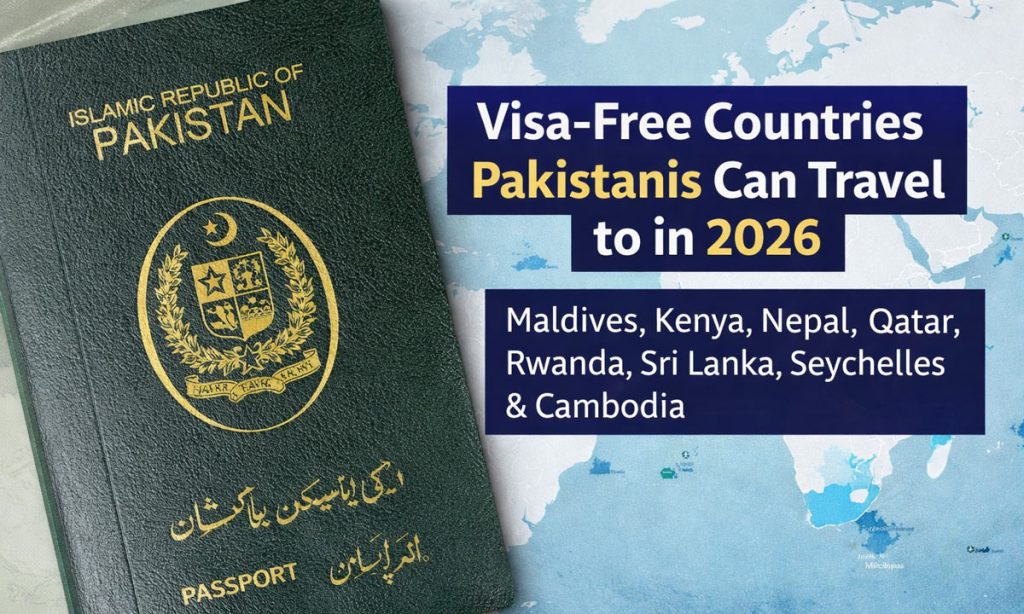Visa-Free Countries Pakistanis Can Travel to in 2026