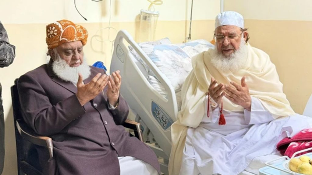JUI-F leader Abdul Ghafoor Haideri hospitalised after heart attack