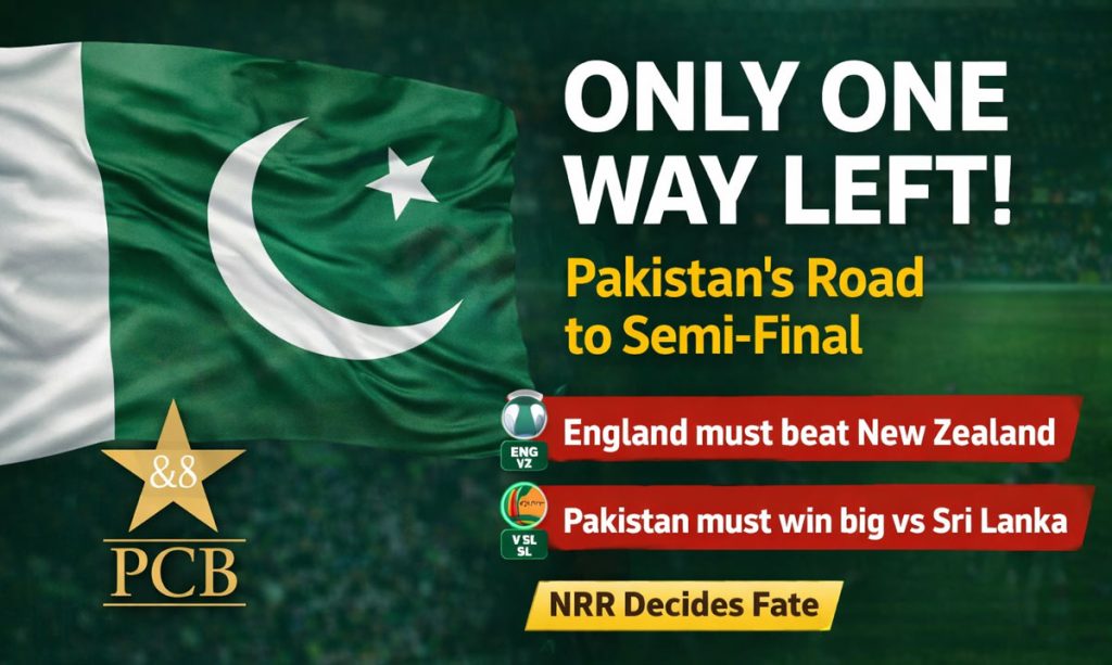 Pakistan’s only route to T20 World Cup semi-final qualification Pakistan’s Only Route to T20 World Cup Semi-Final