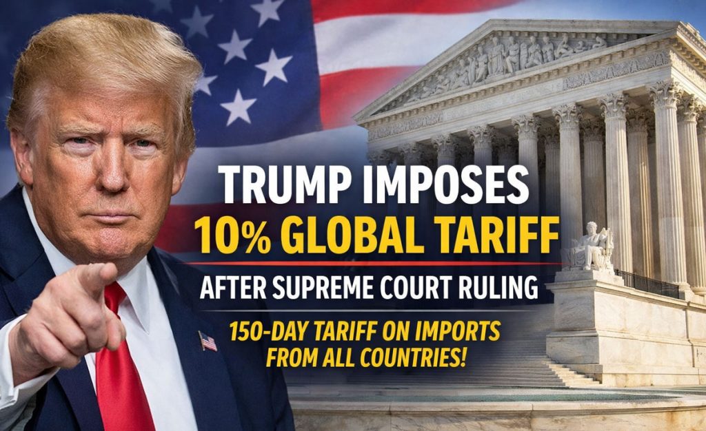 Trump Imposes 10% Global Tariff After Supreme Court Ruling