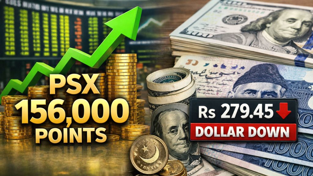 PSX Reclaims 156,000 Points as Dollar Edges Lower