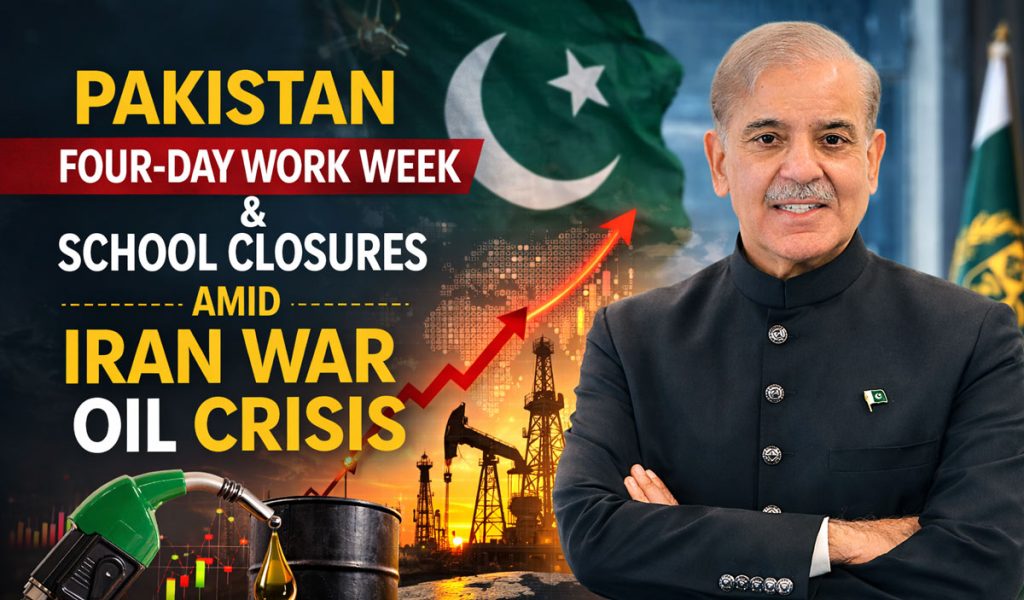 Pakistan Announces 4-Day Work Week, School Closures Amid Iran War Oil Crisis