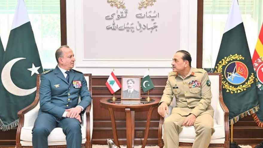 Lebanese Army Chief Meets Field Marshal Asim Munir to Discuss Regional Security and Defence Cooperation Lebanese Army Chief