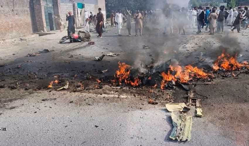 PAF Trainer Aircraft Crash Near Mardan Claims Lives of Two Pilots
