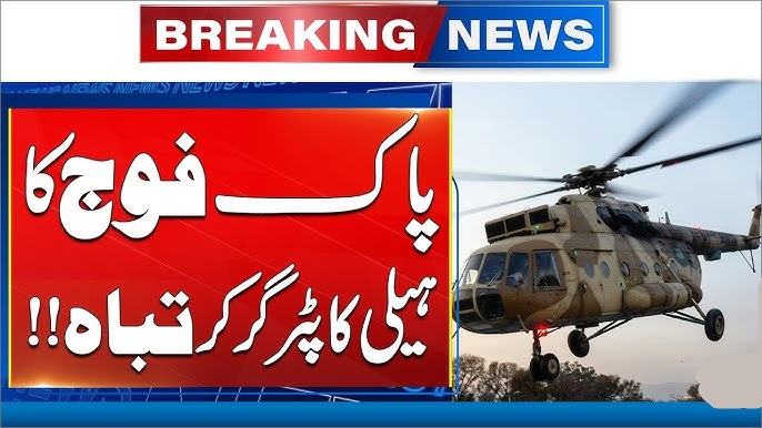 Mi-17 helicopter crashes near Muzaffarabad after technical fault, all on board martyred