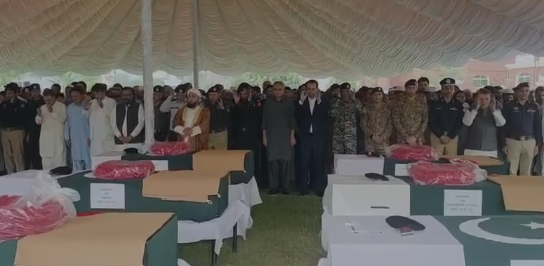 Mohsin Naqvi pays tribute to FC martyrs after Peshawar Hassan Khel clash Mohsin Naqvi pays tribute to FC martyrs