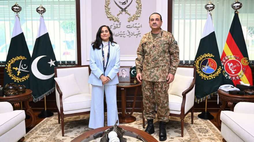 CDF Asim Munir, Anand Talk Regional Security at GHQ CDF Asim Munir, Anand Talk Regional Security at GHQ