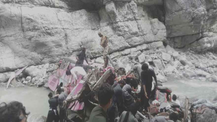 Passenger Coach Falls Into Ravine in Balochistan, Killing at Least 40 Passenger coach falls into ravine in Balochistan