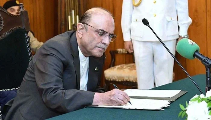 President Zardari Approves Judges Appointment to Five High Courts Zardari approves judges appointment