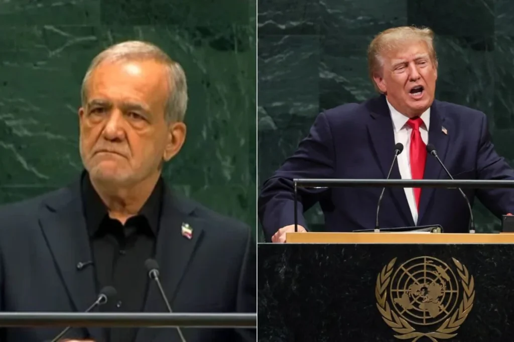 Pezeshkian Slams Trump’s “Bullying” at UN Speech Pezeshkian Slams Trump's "Bullying" at UN Speech