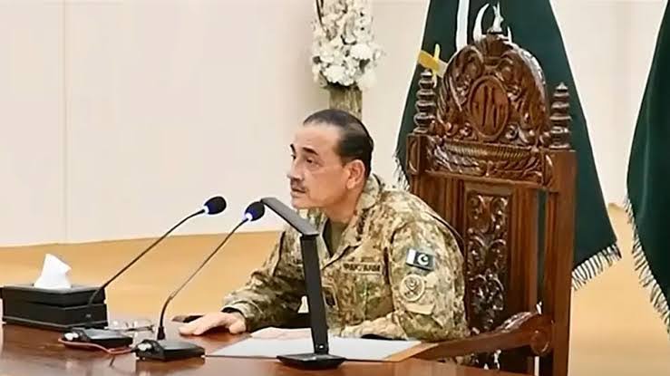 CDF Asim Munir Vows to Hit India-Backed Terrorists Hard